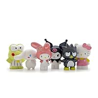 HanYoer 6 pcs Lovely Animal Characters Toys Figurines Playset, Garden Cake Decoration, Cake Topper