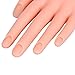 CLAVUZ Nail Hand Practice Model Flexible Movable Soft Plastic Hand for Fake Nail Art Starter Training (Brown)