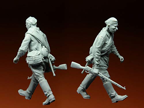 XINGCHANG 1/35 Resin Figure Model Kit 097 Russischer Infanterist Kursk 1943 Eine Figur Unmontierte unbemalte Oberseite – Bild 6