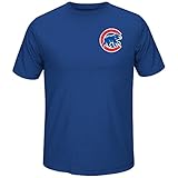 MLB Men's Team Wordmark Synthetic Cool Base T-Shirt