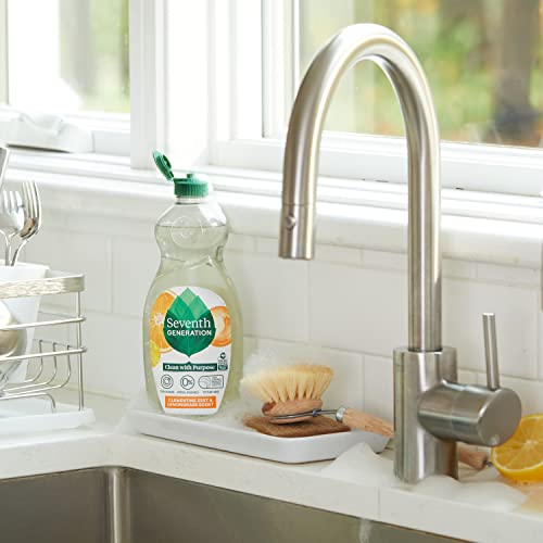 SEVENTH GENERATION DISH LIQUID SOAP CLEMENTINE ZEST LEMONGRASS DISHWASHING SOAP LIQUID SOAP 19 OZ