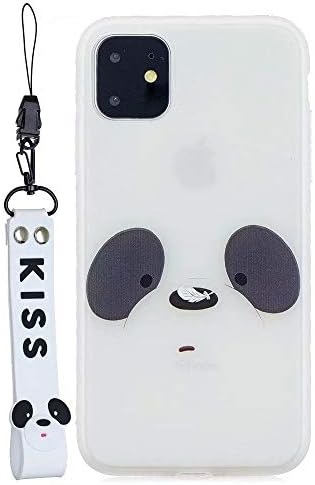 FlipBird for iPhone 11 Pro Max Case, 3D Cute Cartoon Design Silicone Phone Case Flexible Rubber Gel Slim Cover for Girls Women for iPhone 11 Pro Max 6.5 Inch with Wrist Strap