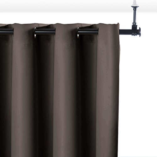 RoomDividersNow Hanging Curtain Room Divider Kit Small A, 8ft Tall x 3ft 4ft 8in Wide