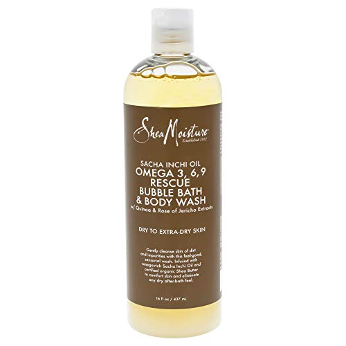 Shea Moisture Sacha Inchi Oil Omega-3-6-9 Rescue Bubble Bath & Body Wash - //coolthings.us