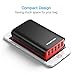Poweradd 40W/8A 5-Port USB Charger Desktop Charging Station with Smart Charge for Smartphones, Tablets and USB-Enabled Devices