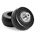 Airkoul Black Luggage Suitcase/Inline Outdoor Skate Replacement Wheels with ABEC 608zz Bearings(75X23mm)