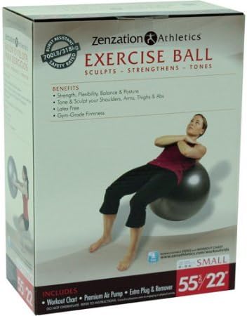 Zenzation 55cm Exercise Ball Red