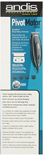 ANDIS PRO 24075 Pivot Motor Clipper/Trimmer Combo, Black