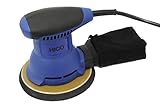 HICO HET-205 2.0-Amp 6 Inch Random Orbital Palm Sander with Cloth Dust Bag