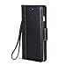 iPhone 6S Plus case, ACEABOVE iPhone 6S Plus Wallet Case [Book Cover Case] [Black] - Genuine Leather Wallet Cover with STAND Flip Cover and [Card Slots] and [Hand Strap] for Apple iPhone 6S Plus / iPhone 6 Plus