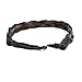 TY.HERMENLISA Thick Synthetic Hair Braided Headband Classic Wide Plaited Braids Adjustable 3 strands Hairpiece Women Beauty Accessory, 50g, Copper Brown