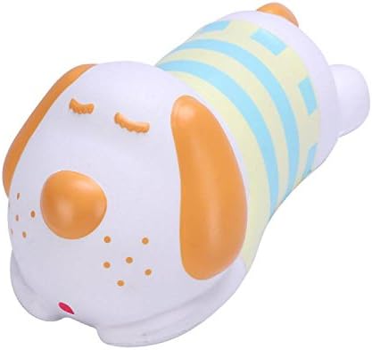 JUMBO Slow Rising SCENTED Squishy Dog White