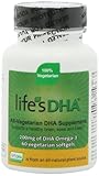 NEW Martek Life's DHA Omega-3 200mg DHA 60 all-vegetarian softgels (Pack 1)
