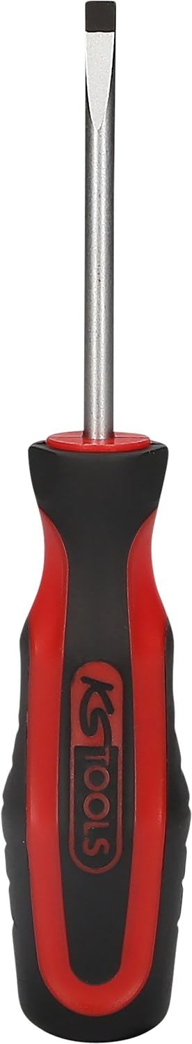 KS Tools 159.1115 ERGOTORQUEplus Screwdriver for Slotted Screws, 5,5mm, 180mm