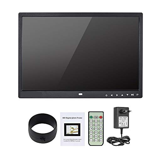 DishyKooker 15 inch Digital Picture Photo Frame 1280x800 HD Resolution 16:9 Wide Picture Screen Clear and Distinct Display White UK Plug Electronic Cell Phones Accessories for Travel/Work - Thumbnail 6