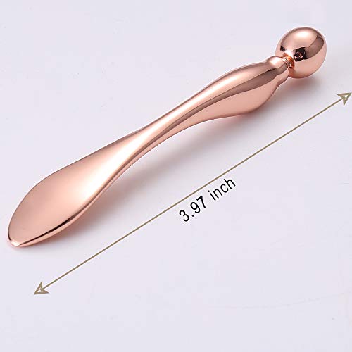 Eye Cream Massage Double Head Design Massager Tool for Facials Mini Eye Massage that Reduces Puffiness (2PCS) - Image 7