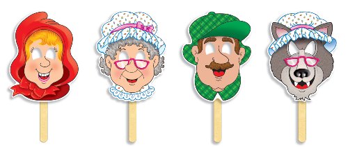 Scholastic tf1280 little red riding hood fairy tale masks with ea…