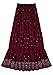 Ayurvastram Pure Cotton Crinkled Crushed Block Printed Long Skirt