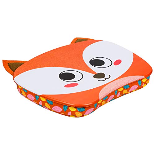 LapGear Lap Pets Lap Desk for Kids – Fox – Fits up to 13.3 Inch laptops – Style No. 46706
