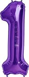 LA Balloons 00145 Foil Balloon, Purple