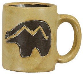 MARA STONEWARE COLLECTION - 16 Piece (4 Person) Odd Shaped Dinnerware Place Setting - Southwest, Gecko, Bear, Sun