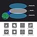 Car Rearview Waterproof Film, Anti Fog Anti-Fogging,Anti-Mist Anti-Dazzle,Mirrors Rainproof,Anti-Glare Side Mirror Window Protector Film,Anti- Fog Clear Car Rearview Mirror Film