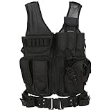 Barbarians Tactical Molle Vest Military Airsoft Paintball Vest Assault Swat Vest Adjustable Lightweight