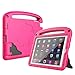 LTROP iPad Mini Case - Light Weight Shock Proof Handle Stand Kids Friendly Cover Case for iPad Mini 5th 4th 3rd 2nd & 1st Generation Mini iPad Case for Kids - Pink