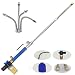 Hydro Jet Car Washer - 27'' Extendable High Pressure Power Washer Wand, Water Hose Attachment Nozzle, Flexible Glass Cleaning Tool with Snow Foam Cannon, Auto Watering Sprayer, Window Washing, 2 Tips primary