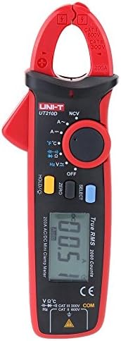 KKmoon UNI-T UT210D Digital AC/DC Current Voltage Resistance Capacitance Clamp Meter Multimeter Temperature Measurement Auto Range