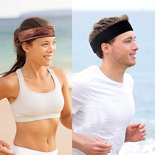 image for SIQUK 8 Pcs Wig Grip Band Velvet Wig Headband Adjustable Wig Scarf Hat