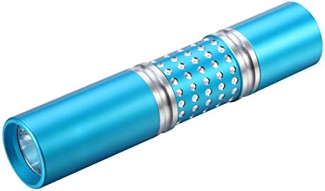 Mini Flashlight , LED Aluminum Handheld Flashlight Torch Super Mini Portable Light (Blue)