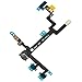 MMOBIEL Power Button Volume Flex Cable Compatible with iPhone 5 2012 - Power On/Off Button Replacement - Incl. Mute Switch, Microphone and Screwdrivers