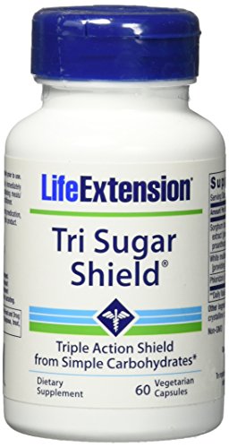Life Extension Tri Sugar Shield Vegetarian Capsules, 60 Count