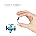 Virhuck Volar-360 Nano Drone (Suit for Experienced Flyer) 2.4 GHz 4.5 CH 6 AXIS GYRO Multicolor LED with Rolls and 3D Flips, Blue