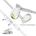 Vomercy Headphones In-Ear Wired Earbuds, with Microphone Stereo and Volume Control Earphones for All 3.5mm Interface Device (White)