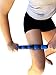 Elite Massage Roller Stick Targets Sore, Tight Leg Muscles to Prevent Cramps and Release Tension. It's Sturdy, Lightweight, Smooth Rolling and Thankfully This Lifesaver has Comfortable Handles.Blue