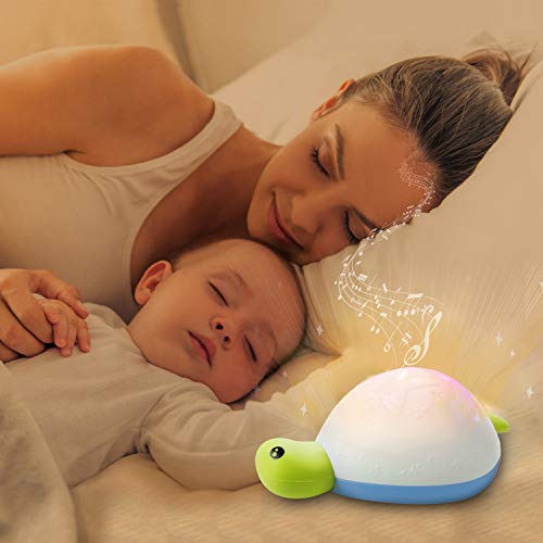 Baby Sleep Soother, Termichy Sound Machine and Night Light for Baby with Soft Music and Timer for Bedroom and Crib