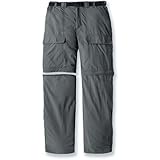 White Sierra Men's Trail 30-Inch Inseam Convertible Pant, Medium/ 30-Inch, Caviar