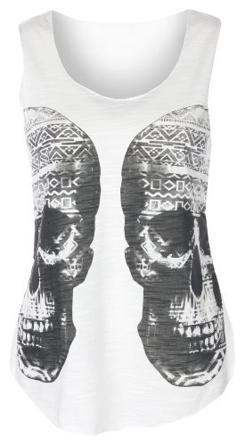 skull vest top womens