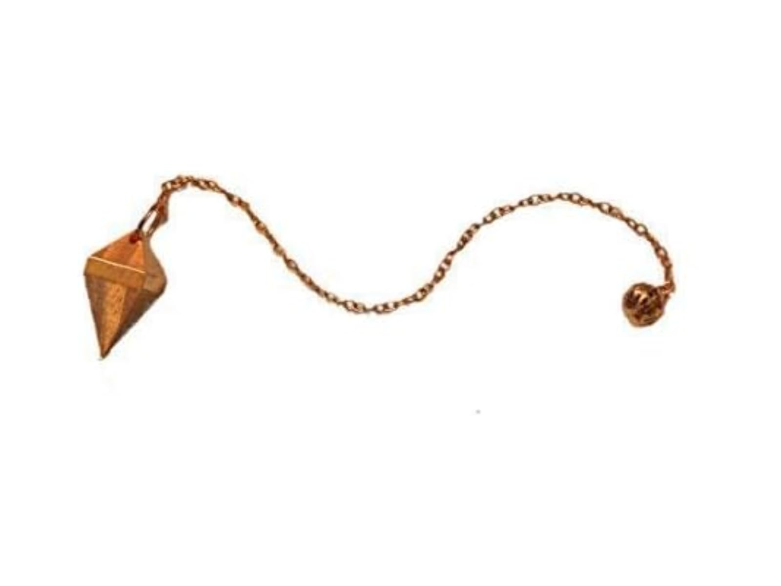 Jet International Prajet energized Double Point Copper Metal Pendulum Healing Meditation, tools for divination & dowsing, for Crystal Healing.