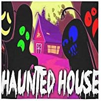 Halloween Scary Ghost Custom Beach Hotel Travel Washcloth Hand Towel Warmer Soft and Comfortable 80% Polyester 20% Cotton, (13" x 13")