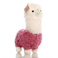 KateDy Cute Stuffed Grass Mud Horse Llama Alpaca Sheep Fleece Stuffed Animals Plush Llama Doll Toys for Birthday, Christmas, Valentine