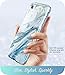 i-Blason Cosmo Full-Body Bumper Case for iPhone XR 2018 Release, Blue Marble, 6.1