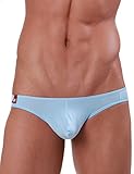 David Archy Men's 4 Pack Micromodal Air Sexy Bikinis and Briefs(XL,bikini-Blue)