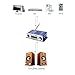 Tsumbay 2x20W Mini Stereo Amplifier Home Hi-Fi Audio Power Amplifier with wireless Remote for Home Theater/Speaker/Car/Boat/Motorcycle, Supported USB/SD/DVD/TF Card/AUX/MP3/FM Player