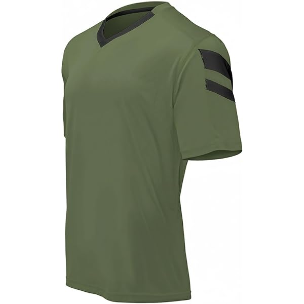 Amazon.com: Epic Adult Munich V-Neck Green Soccer Jersey S