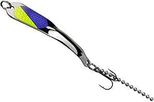 IRON DECOY Steely Fishing Lure Spoon, Casting, Trolling, Jigging, Ice, Lake, River, Stream, Freshwater, Trout, Bass, Walley, Salmon, Crappie, Pike