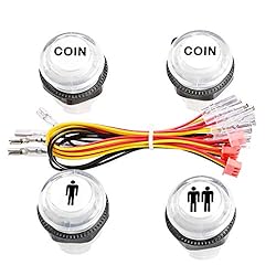 Easyget 4 Pcs/Lot Arcade Start Player & Coin