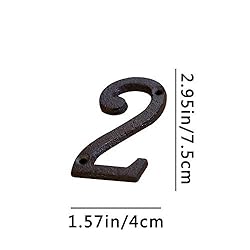 Betorcy 3 Inch Address Number, House Numbers for